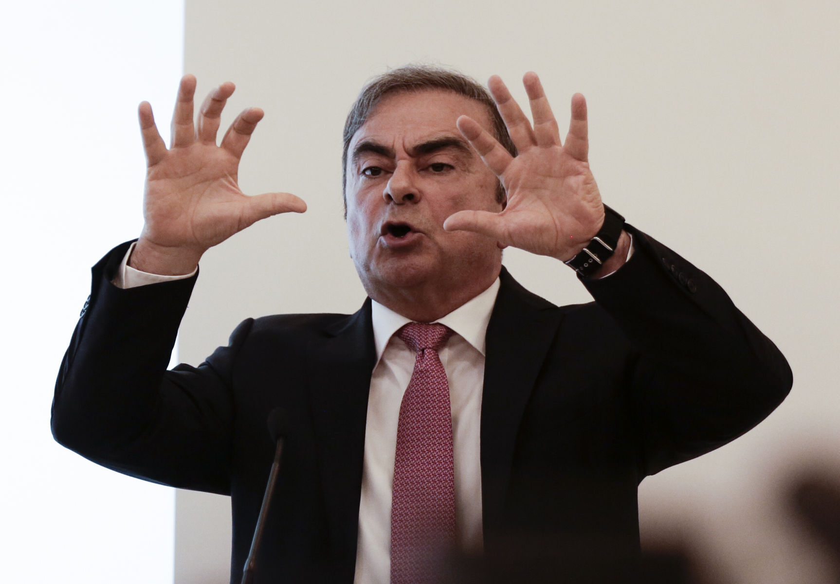 APTOPIX Lebanon Carlosn Ghosn